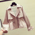 Women's short short trench coat - ROUTINE FASHION